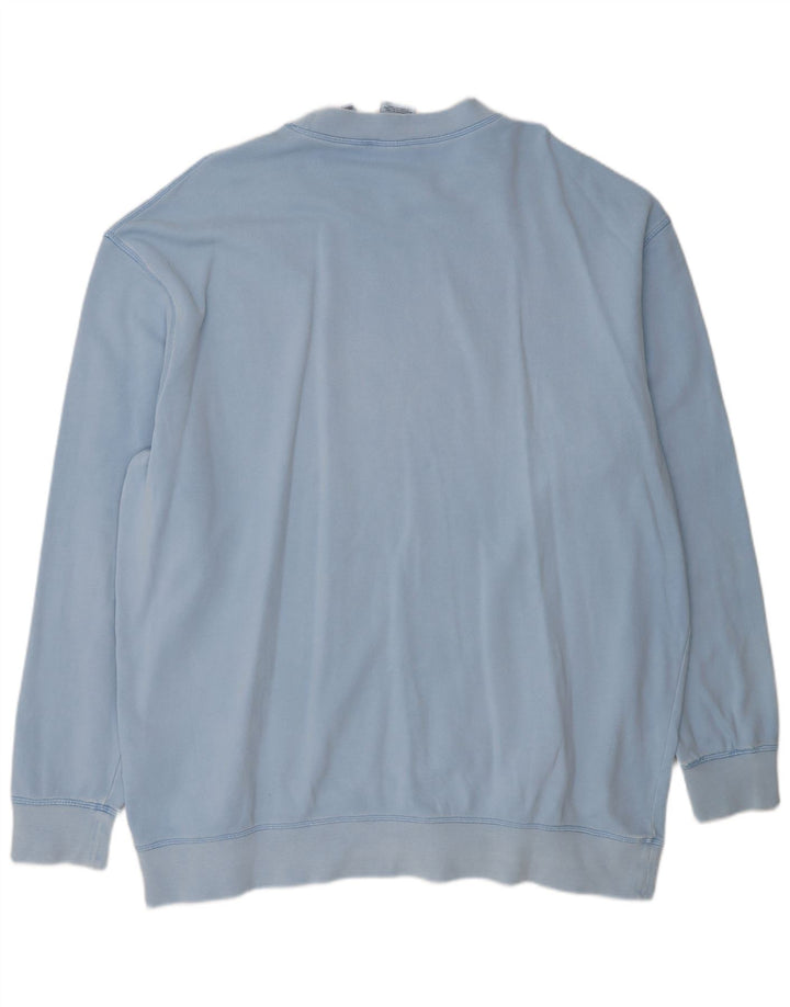 ADIDAS Sweatshirt til mænd 2XL Blå bomuld