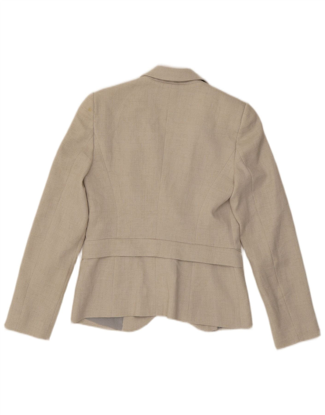 Emporio Armani Dame 2-knaps blazerjakke IT 40 Lille grå polyester