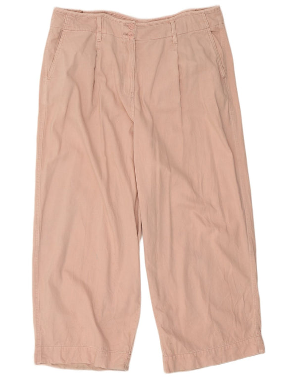 Marks & Spencer Dame-Pegged Chino-bukser UK 22 3XL W42 L28 Pink Bomuld