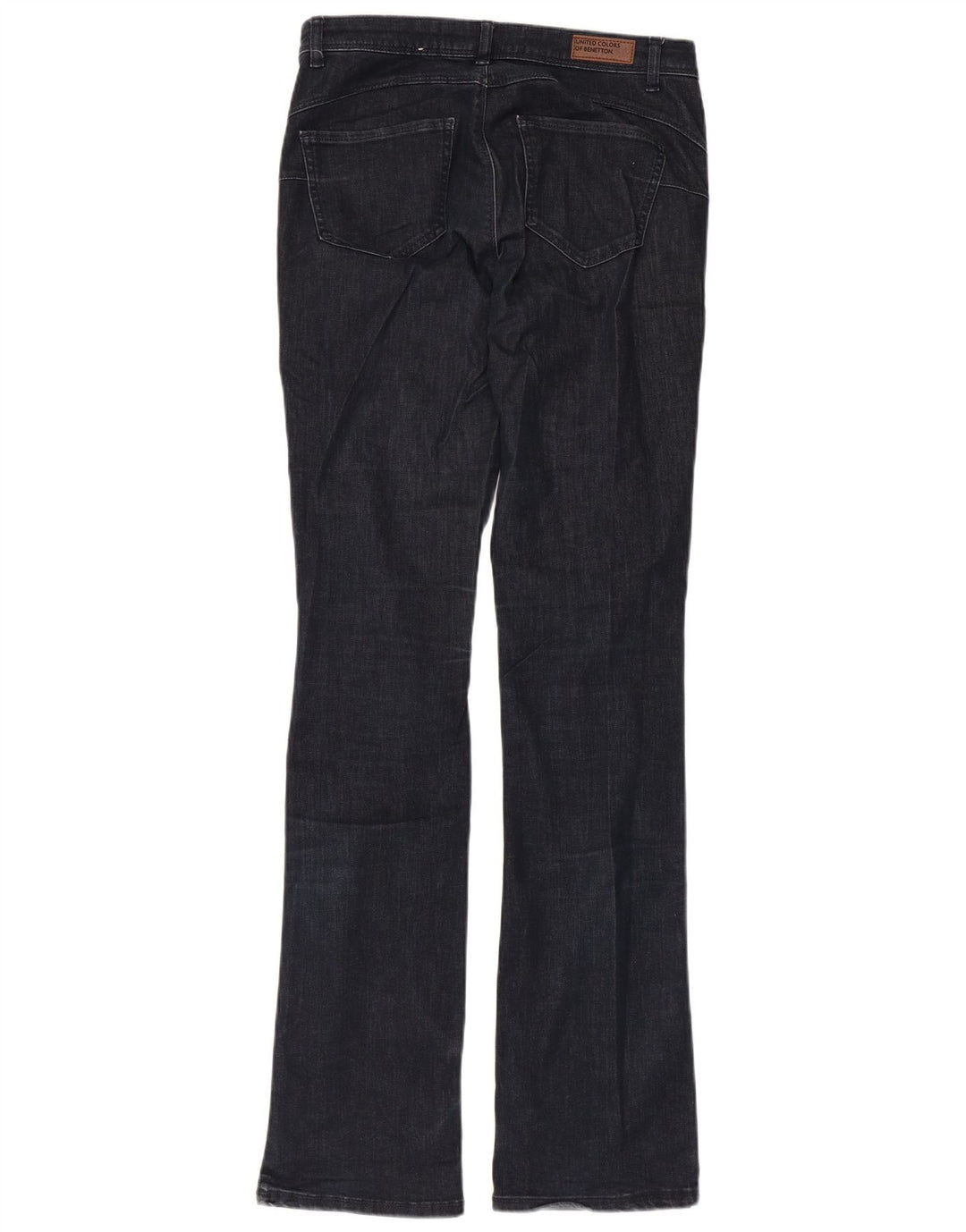 Benetton Dame Bootcut Jeans W30 L34 Marineblå