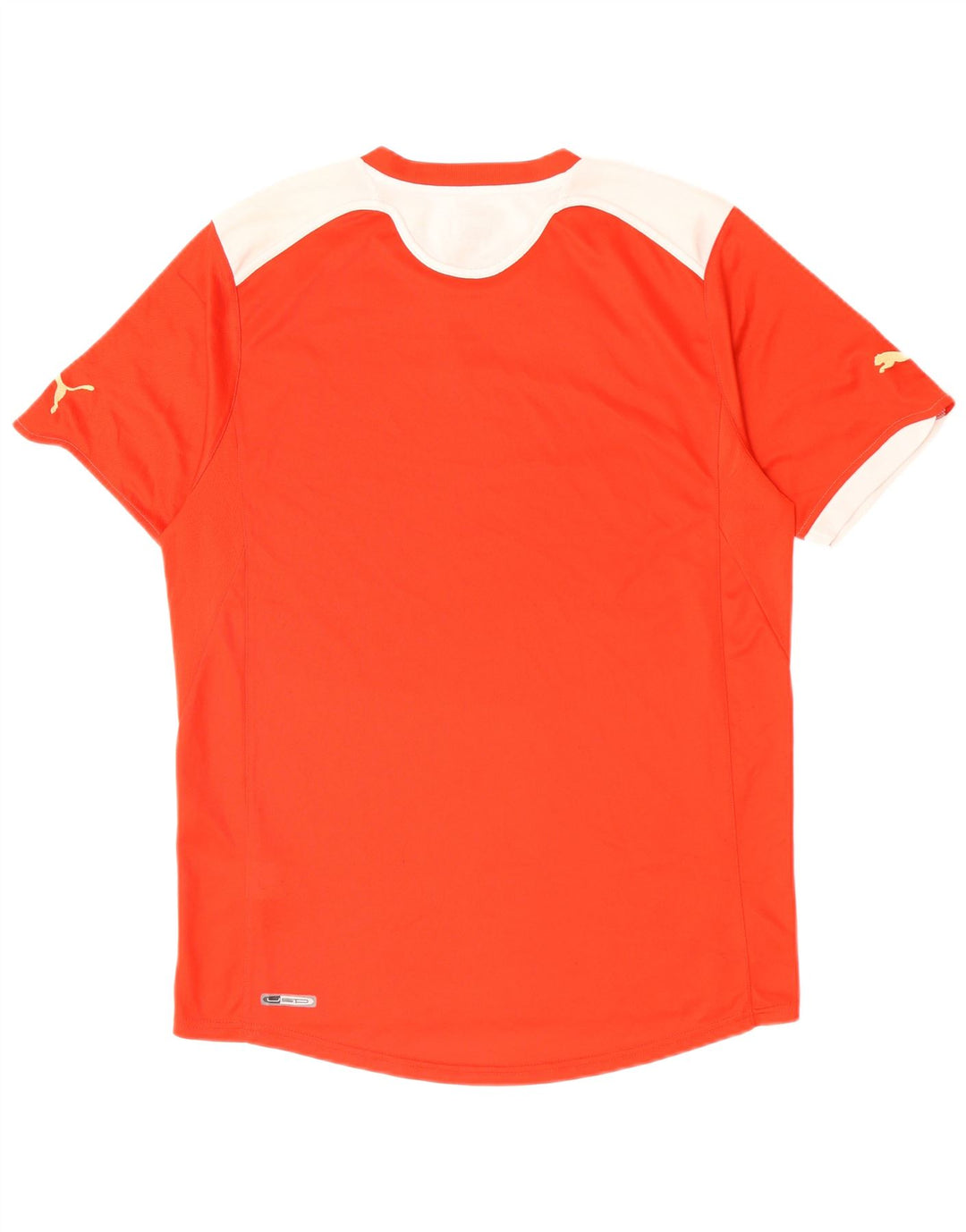 PUMA Herre T-shirt Top Medium Rød Colourblock