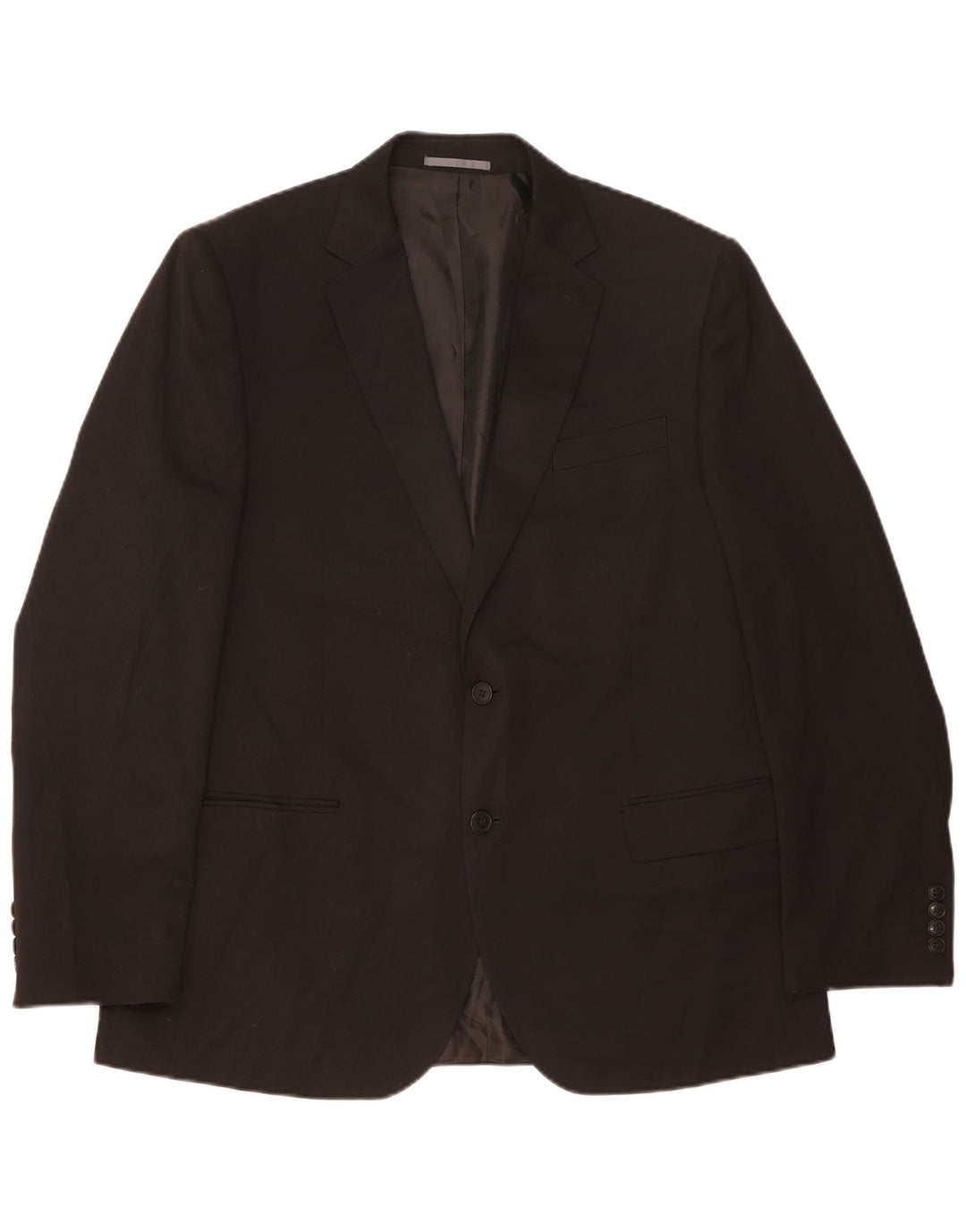Marks & Spencer Herre 2-knaps blazerjakke UK 44 XL Sort Polyester