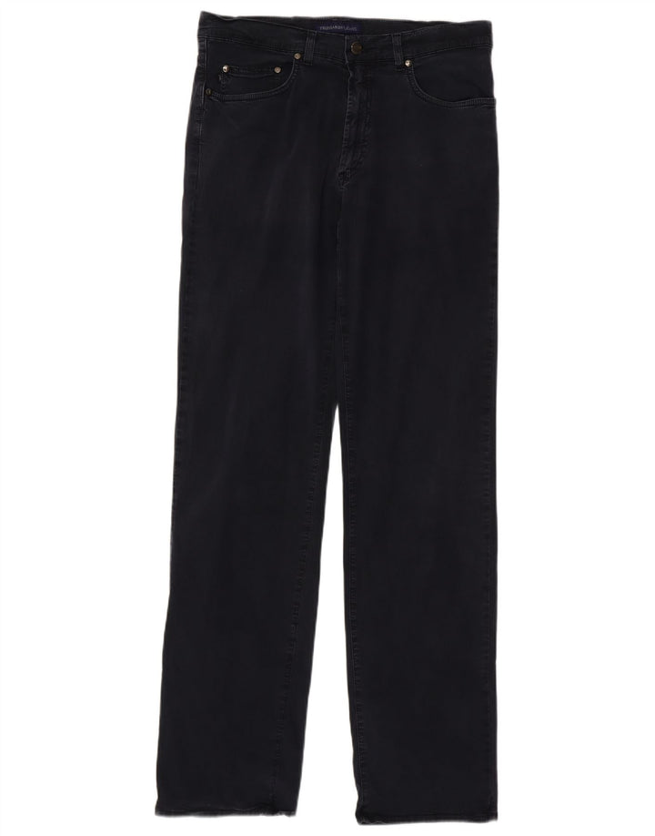 Hugo Boss Herre Slim Jeans W34 L35 Marineblå Bomuld