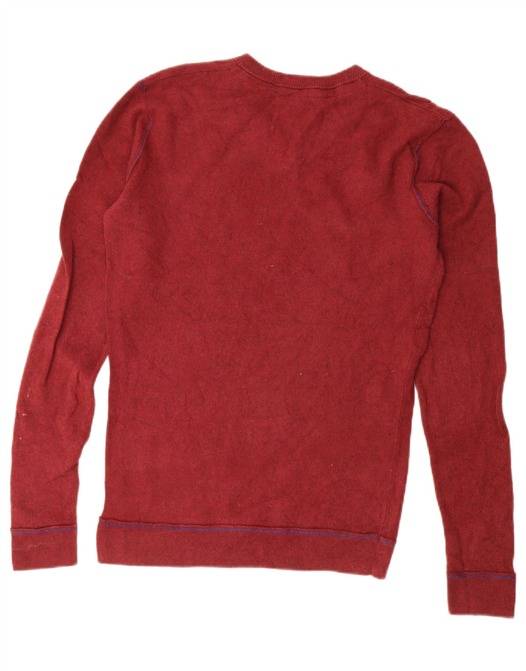 FAT FACE Herre V-hals sweater Medium Rød Bomuld