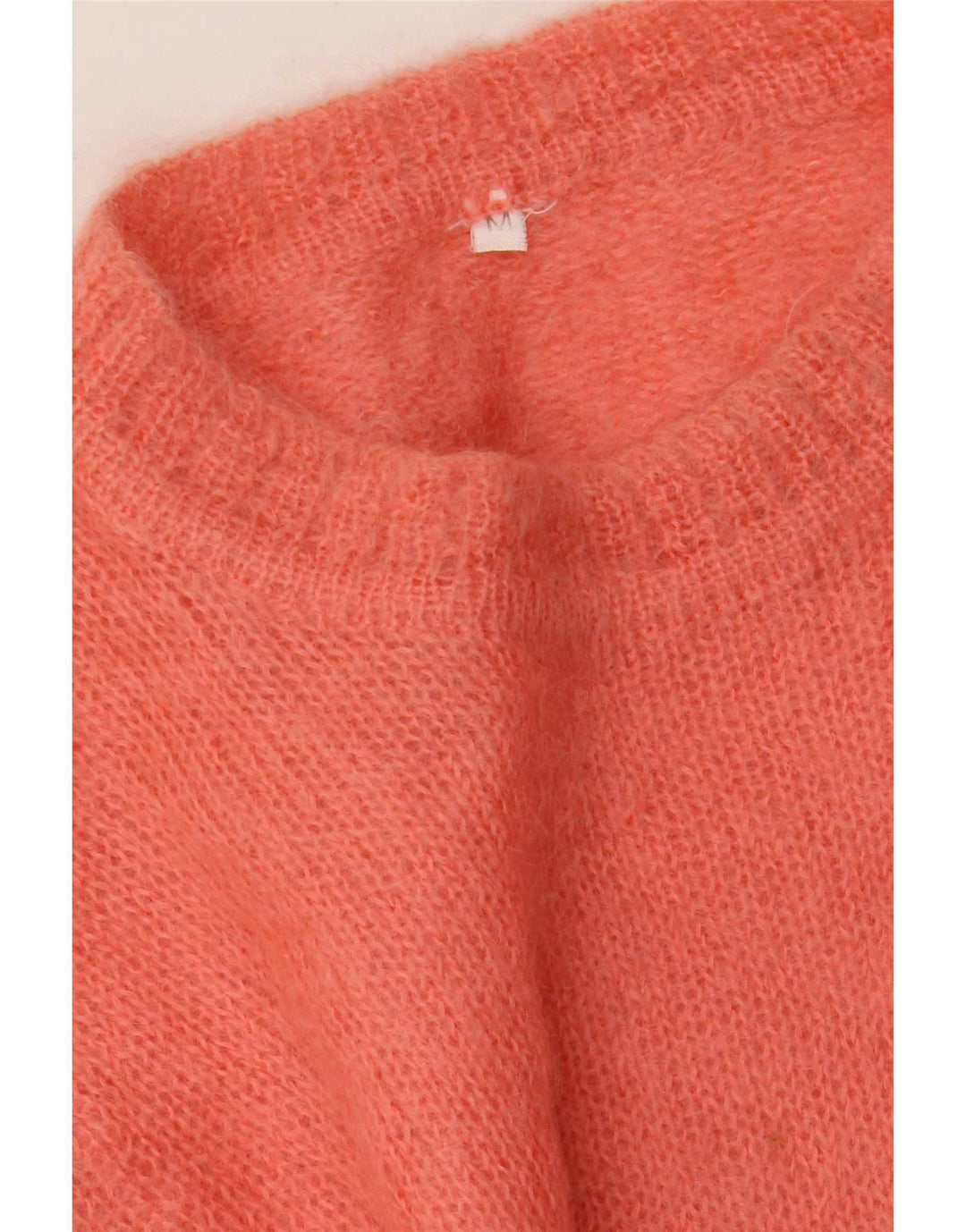 Vintage dame sweater med rund hals DK 12 Medium Pink