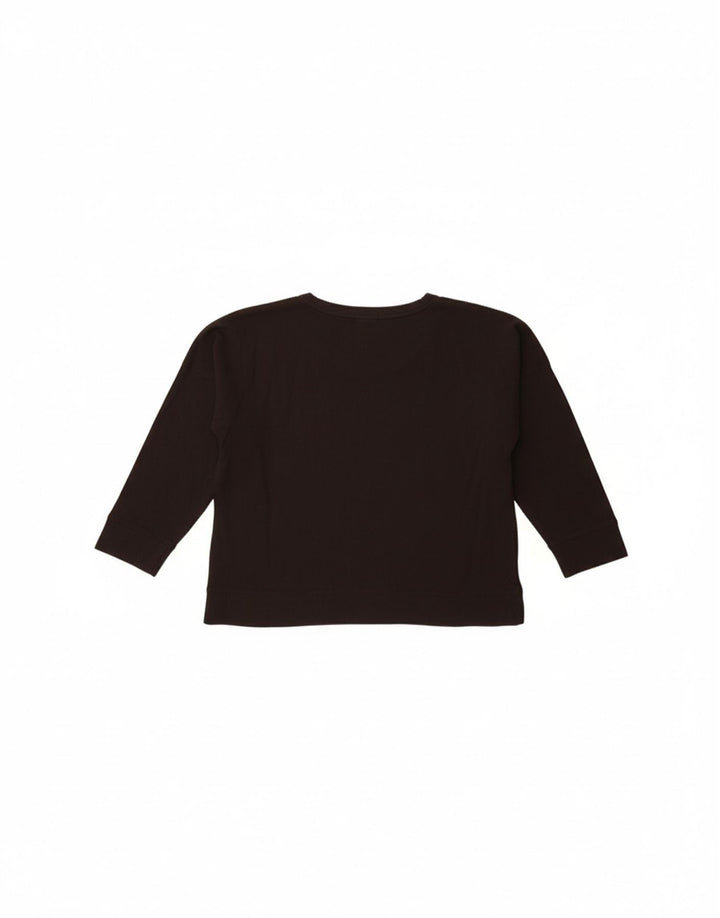 ELLESSE Womens Graphic Top 3/4 Sleeve UK 16 Large Black Cotton Vintage Ellesse and Second-Hand Ellesse from Messina Hembry 