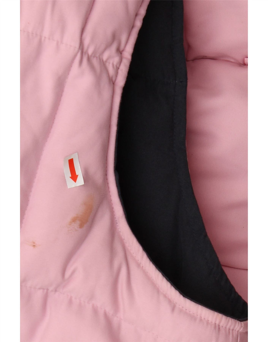 CREW CLOTHING Womens Vendbar polstret Gilet UK 16 Large Pink Polyester
