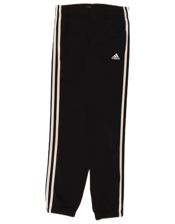 Adidas Drenge Træningsdragt Bukser Joggers 9-10 År Sort Polyester