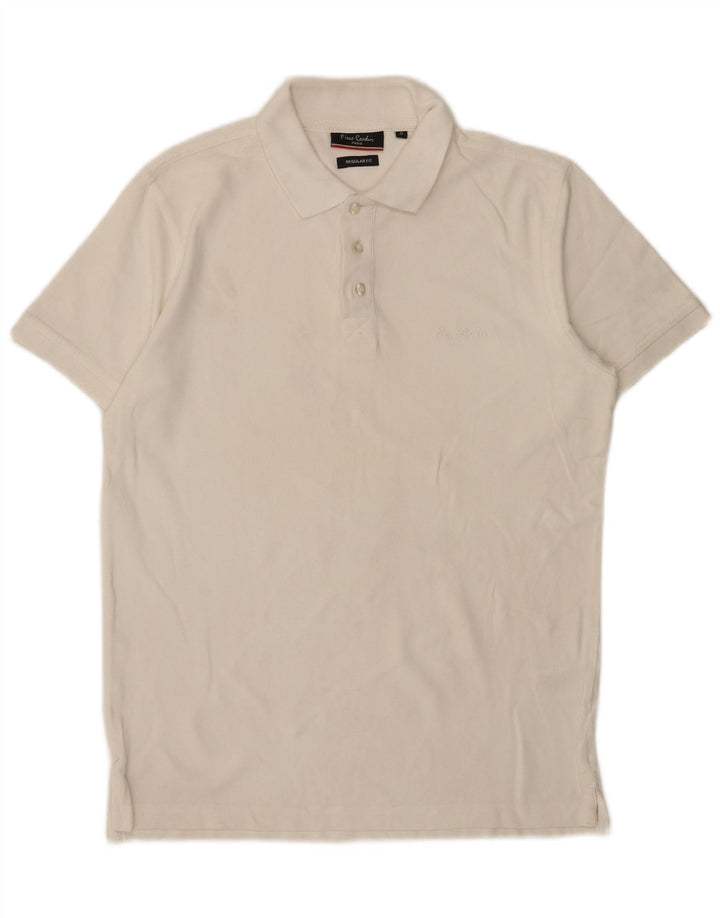 Pierre Cardin Herre Regular Fit Polo Shirt Lille hvid bomuld