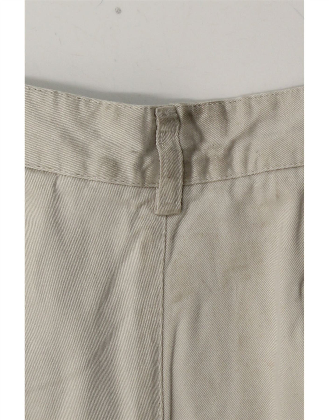 EDDIE BAUER Herre Pegged Chino Shorts W40 XL Hvid Bomuld