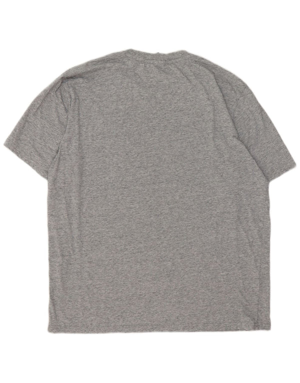 Champion Herre T-Shirt Top 4XL Grå Flecked