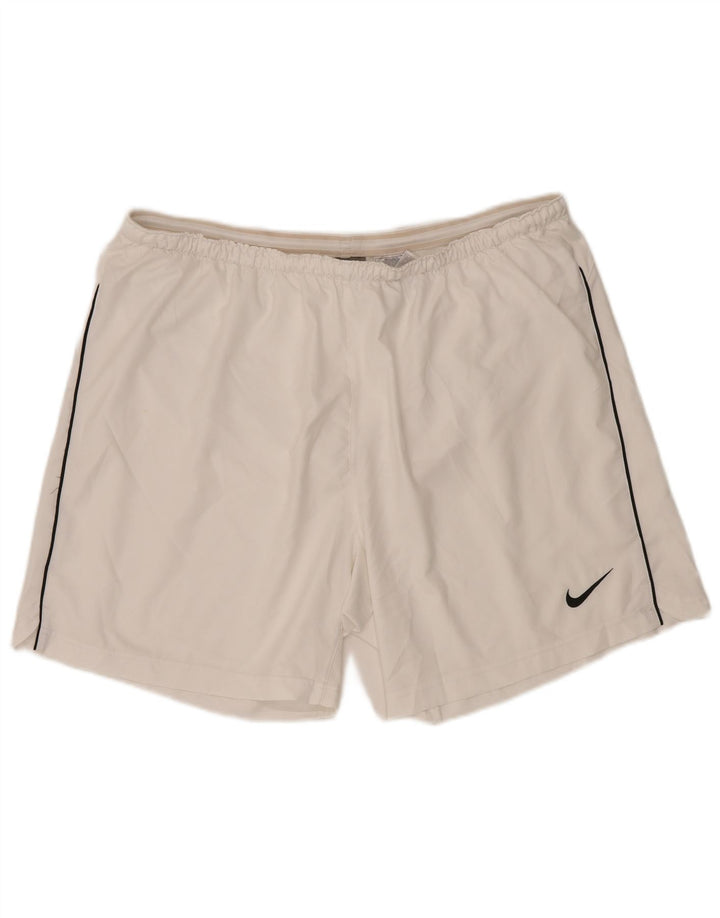 Nike sportsshorts til mænd 2XL hvid polyester