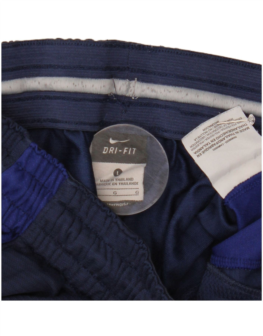 Nike Herre Dri Fit Sportshorts Store Marineblå Colourblock Polyester