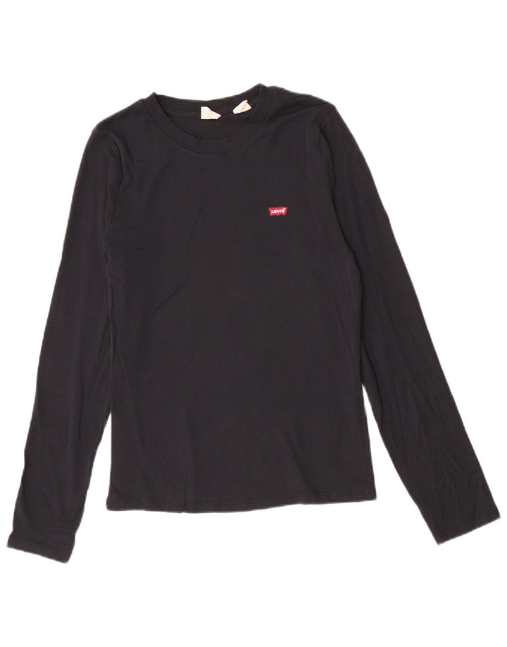 Levi's Dame Top Langærmet UK 14 Large Sort
