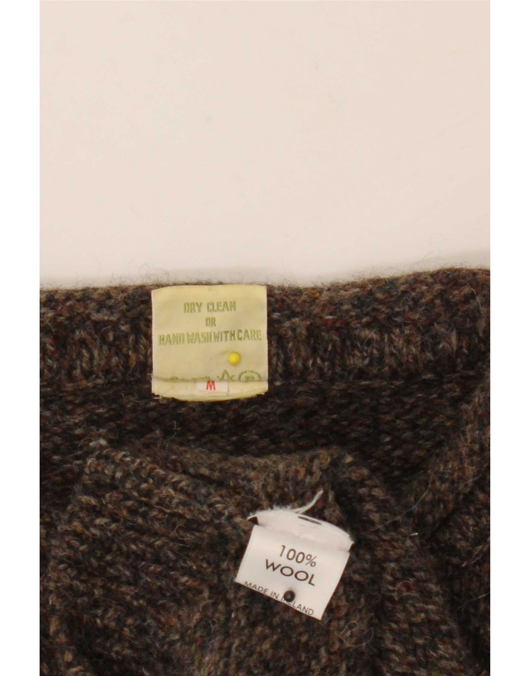 Vintage Dame Boat Neck Jumper Sweater UK 14 Medium Grey Flecked Wool