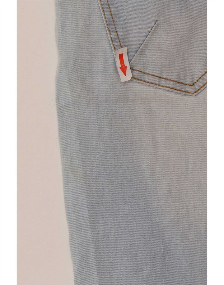 Zara Herre Distressed Slim Jeans EU 38 Small W30 L27 Blue Cotton