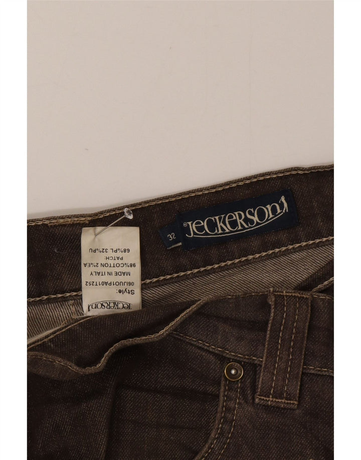 Jeckerson Herre Slim Jeans W32 L34 Brun Bomuld