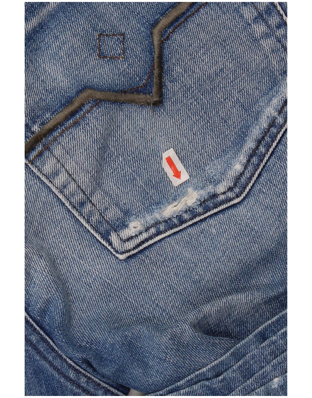 Diesel Dame Distressed Bootcut Jeans W31 L31 Blå