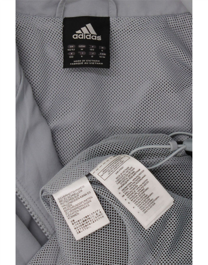 ADIDAS Mens Tracksuit Top Jacket UK 40/42 Medium Grey Colourblock Vintage Adidas and Second-Hand Adidas from Messina Hembry 