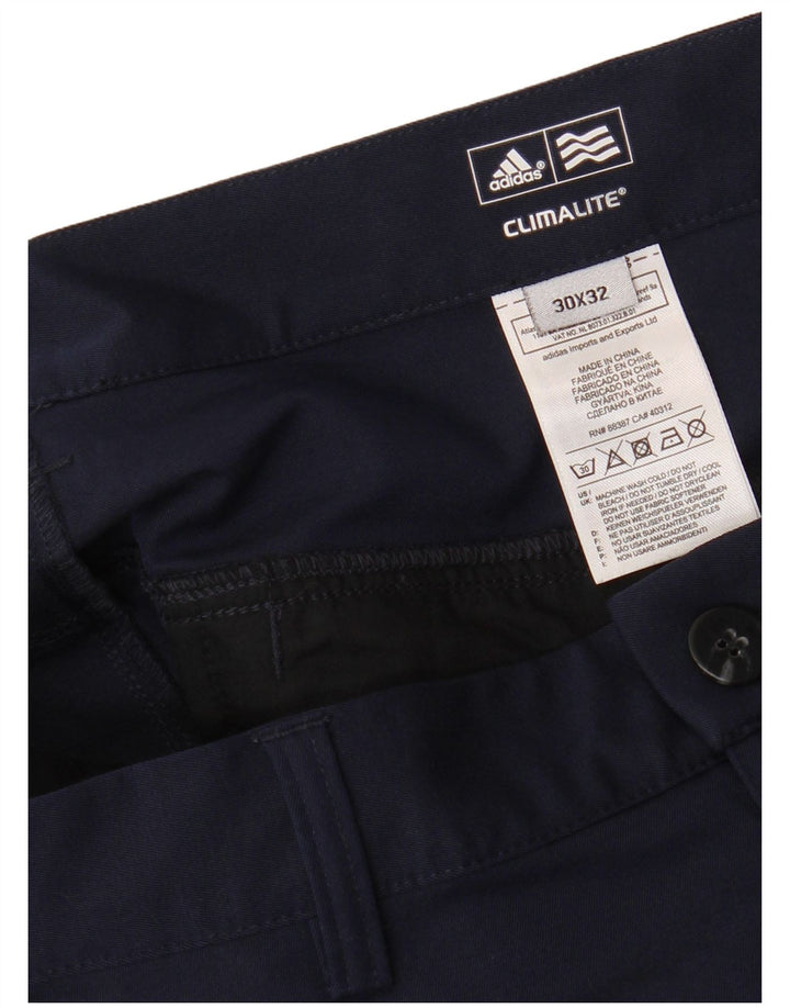 ADIDAS Herre Climalite Lige Chinobukser W30 L32 Marineblå polyester