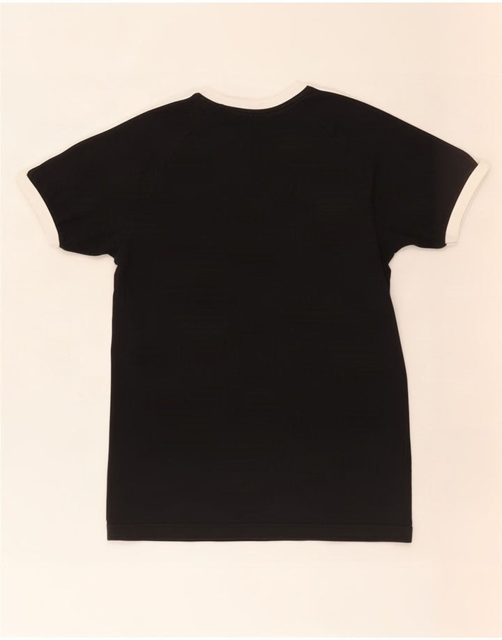 Adidas herre T-shirt top lille sort bomuld