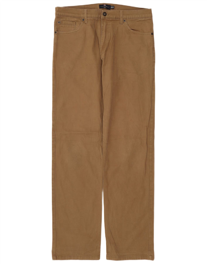 MARKS & SPENCER Herre Blue Harbor Casual Bukser W34 L33 Brun