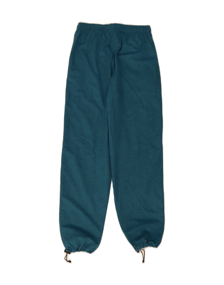 VINTAGE Mens Velvet Full Tracksuit Medium  Blue Geometric Vintage Vintage and Second-Hand Vintage from Messina Hembry 