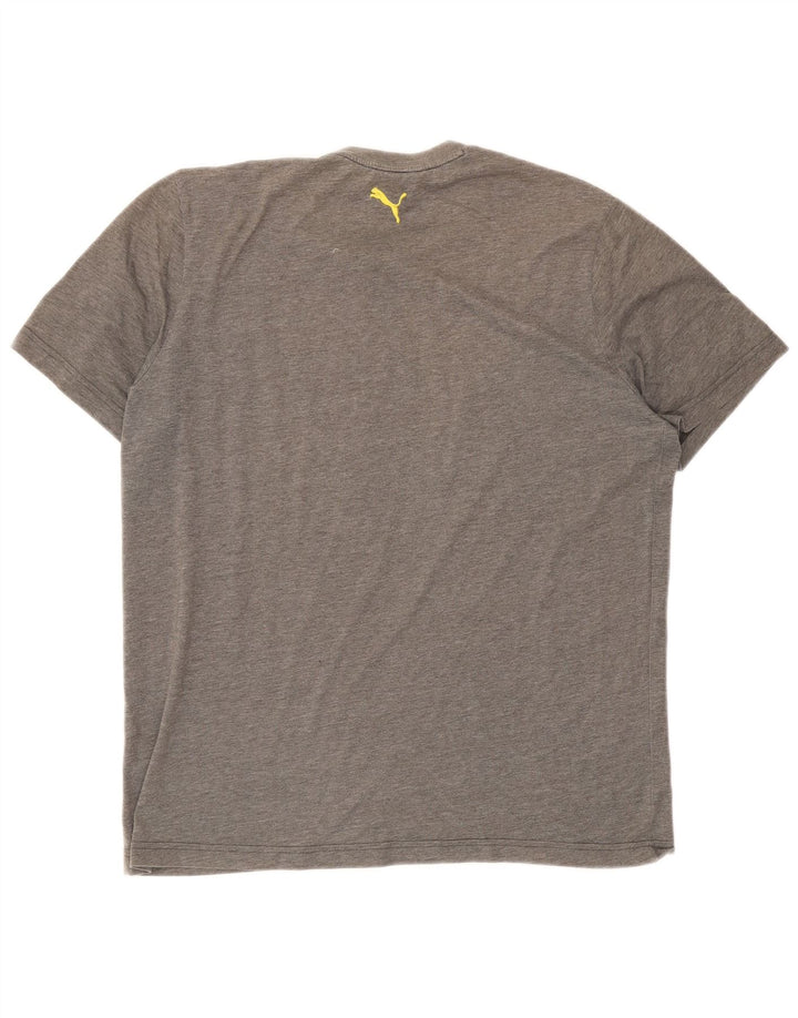 Puma Herre Grafisk T-Shirt Top XL Grå