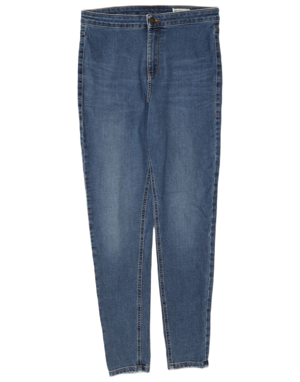 Marks & Spencer Dame Super Skinny Jeans UK 14 Large W32 L30 Blå Bomuld
