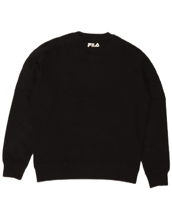 FILA Sweatshirt til mænd XS Sort bomuld
