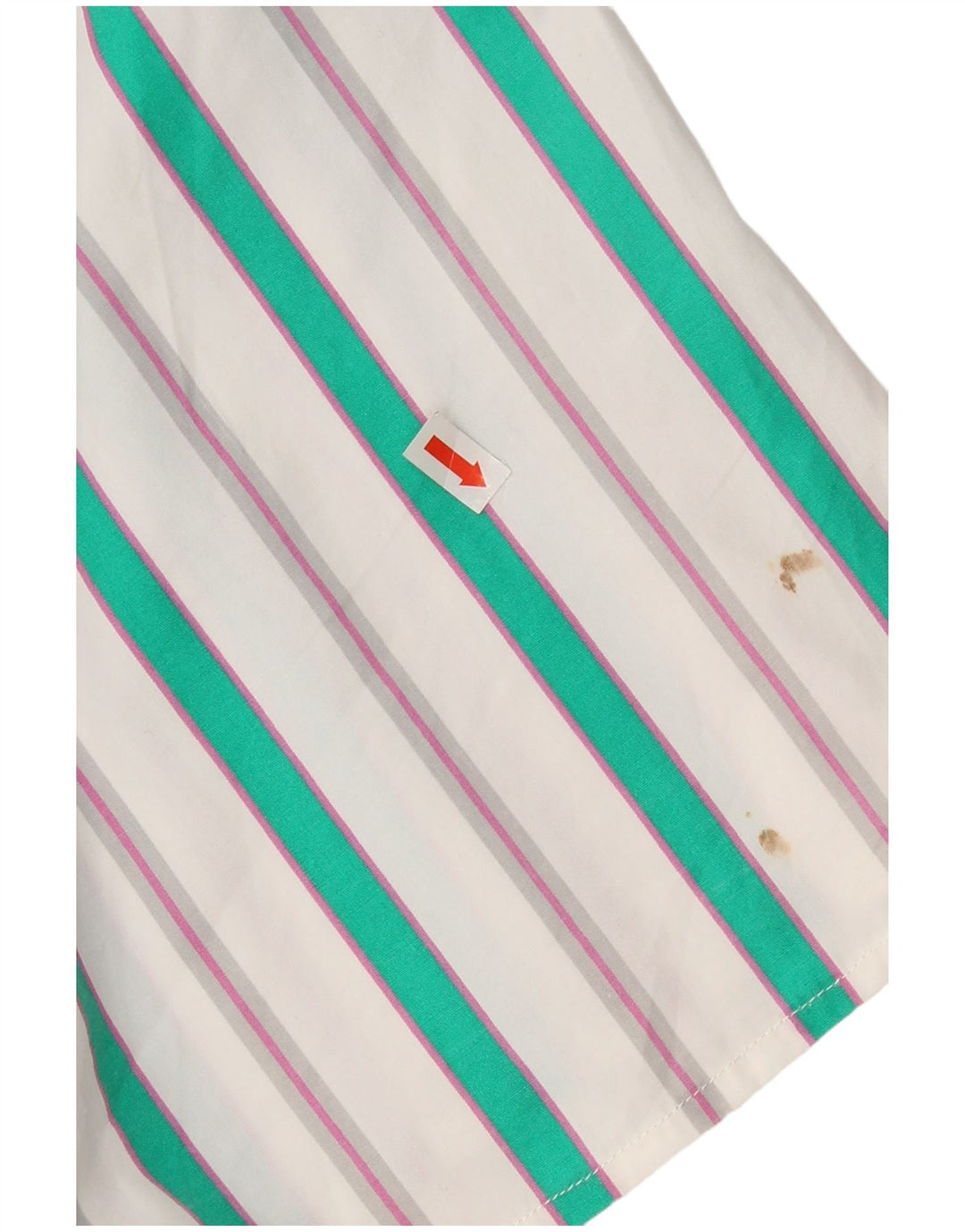 Benetton Dameskjorte UK 18 XL Hvidstribet