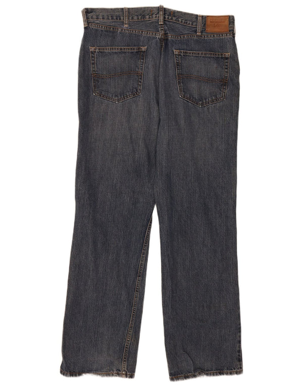 Lee Herre Relaxed Fit Straight Jeans W36 L32 Blå Bomuld