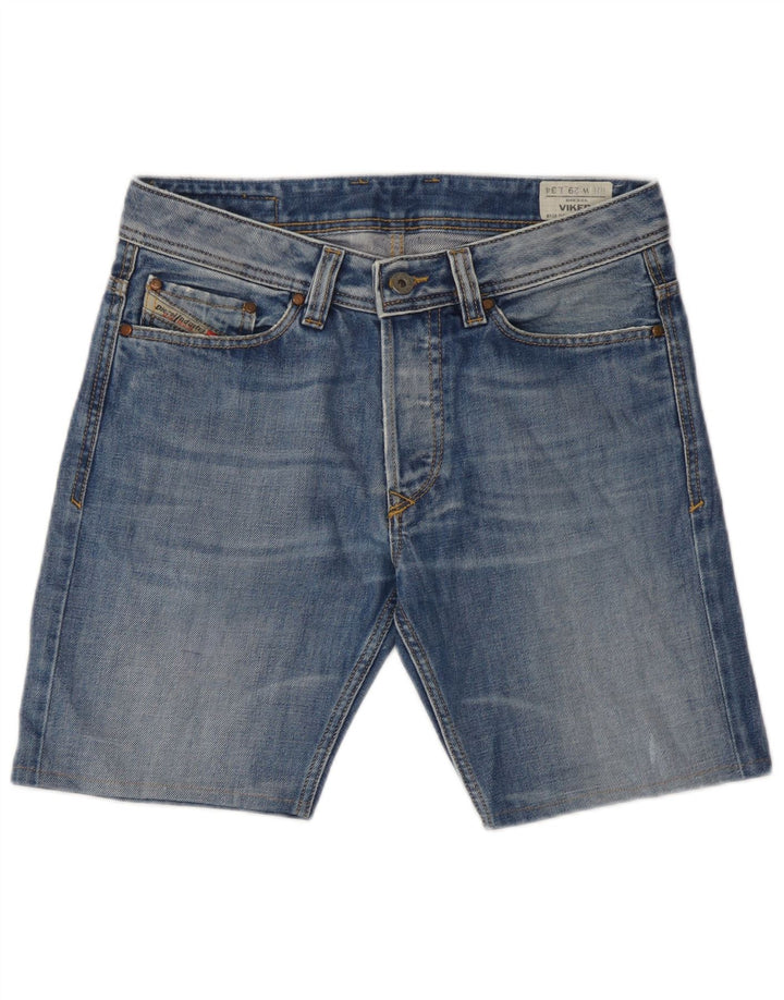 Diesel Herre Viker Denim Shorts W29 Medium Blue Bomuld