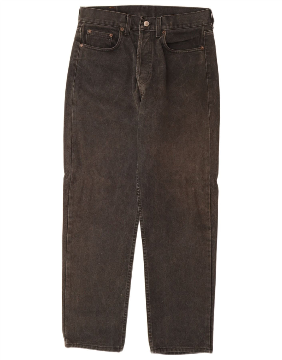 Rifle Herre Tapered Jeans W33 L30 Sort Bomuld