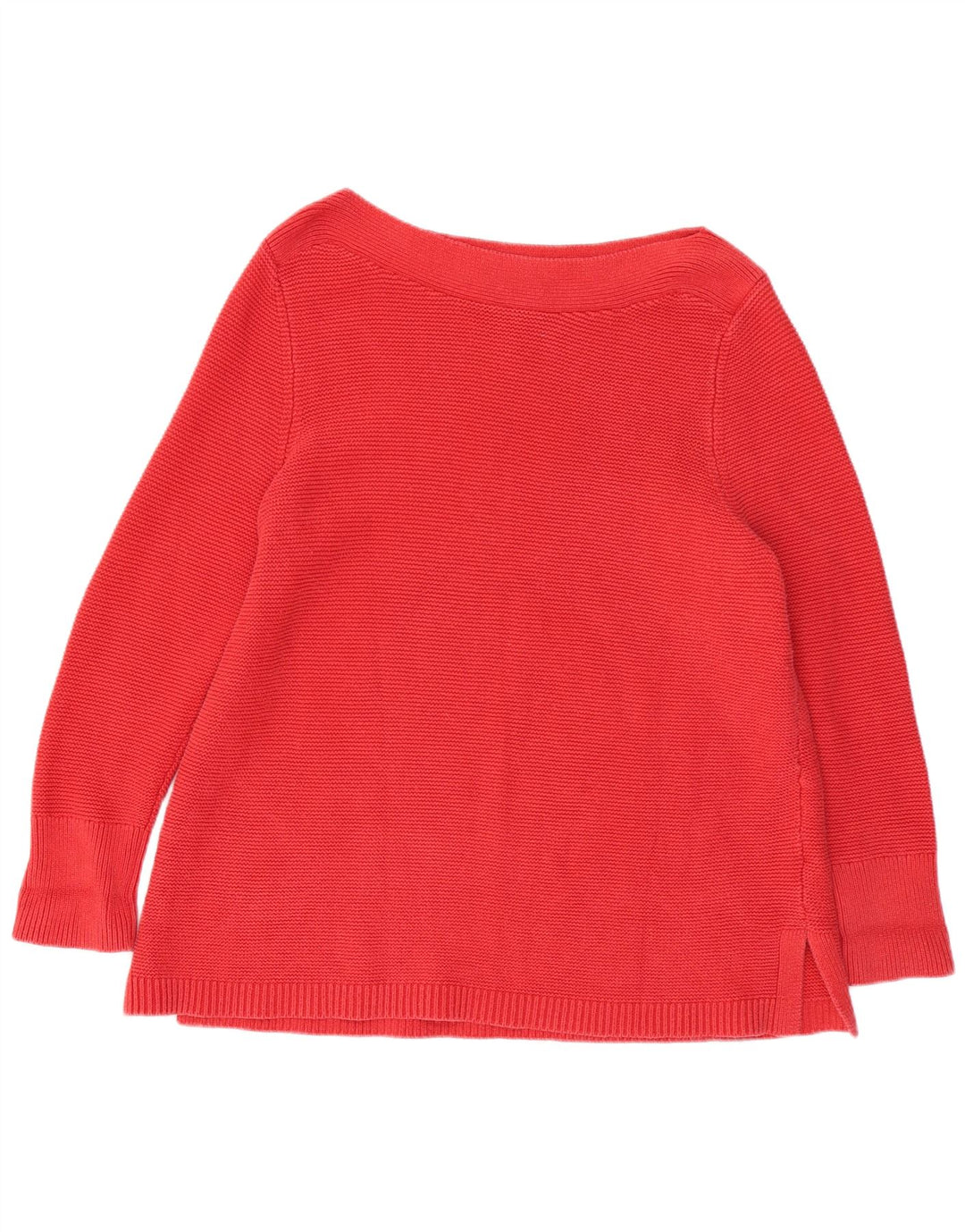 WHITE STUFF Dame Boat Neck Jumper Sweater UK 22 3XL Rød Bomuld