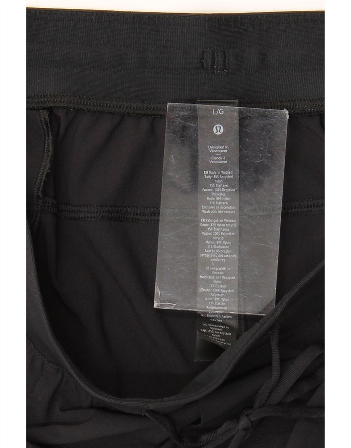 Lululemon Sportshorts til kvinder Stor sort nylon