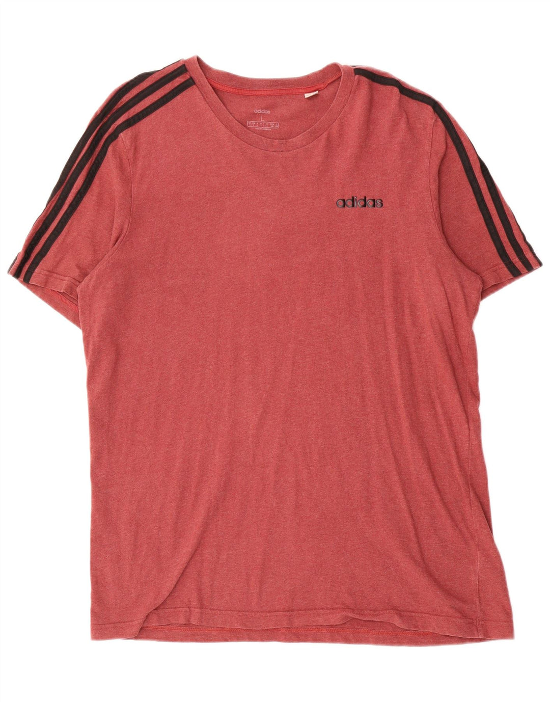 Adidas Herre T-Shirt Top Stor Rød Bomuld