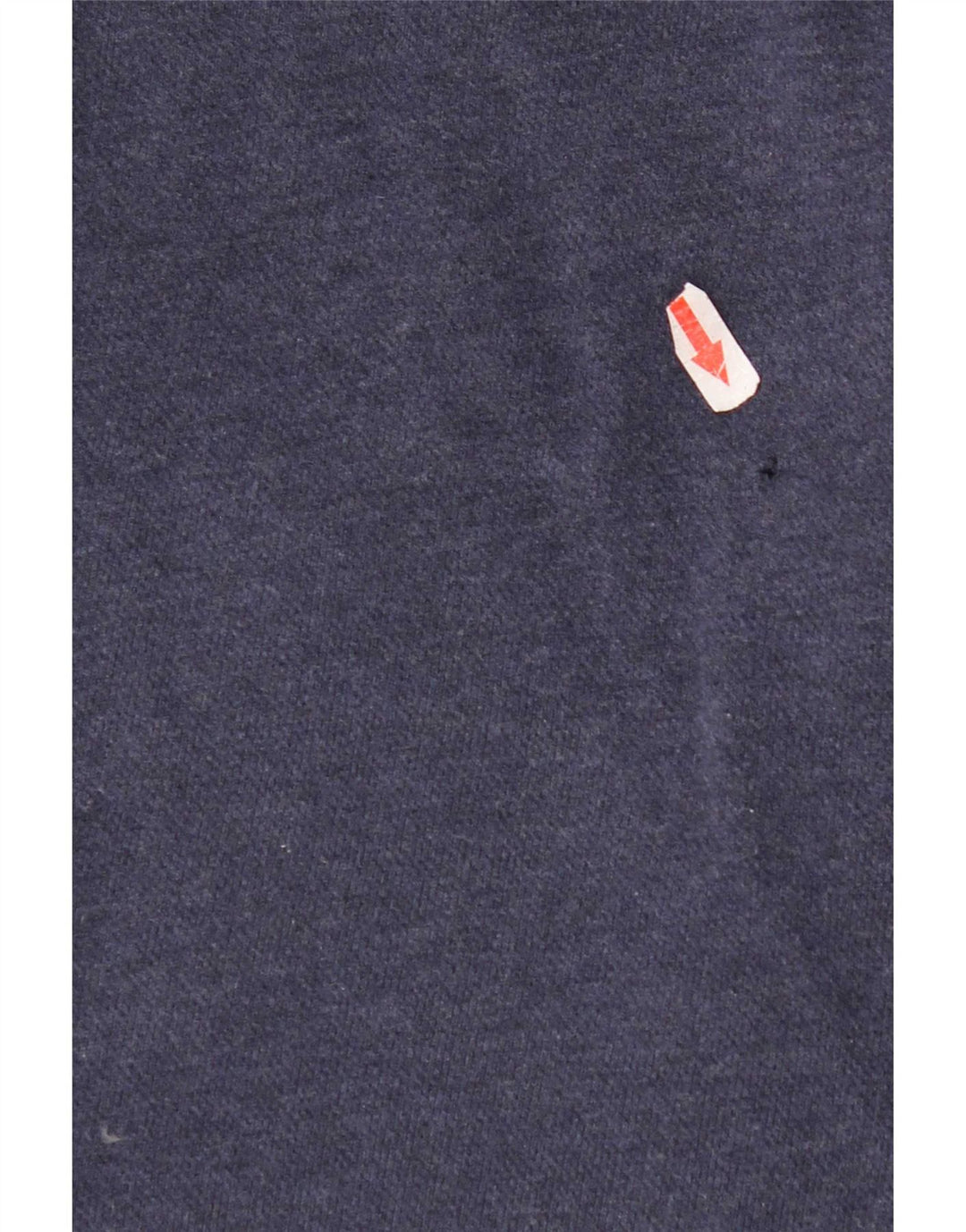 Besætningstøj Herre Button Neck Sweatshirt Jumper XL Navy Blue Bomuld