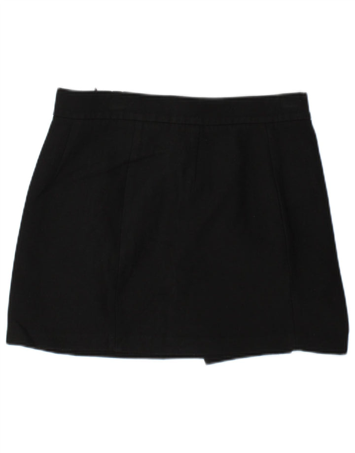 Zara Mini-nederdel til kvinder Small W27 Sort polyester