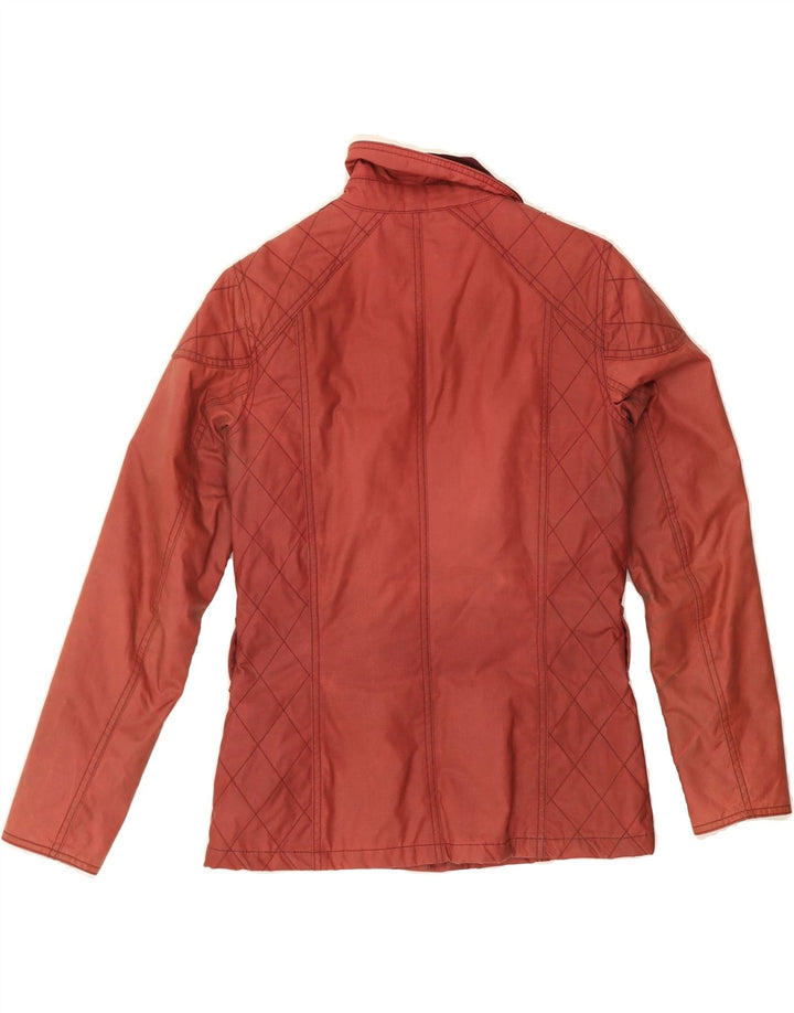 BARBOUR Womens Quilted Jacket UK 8 Small  Red Vintage Barbour and Second-Hand Barbour from Messina Hembry 