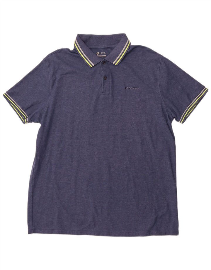 LOTTO Polo Shirt til mænd 2XL Marineblå