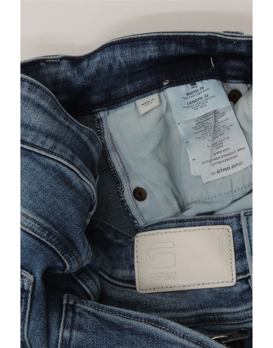 G-Star Dame Slim Jeans W26 L32 Blå Bomuld