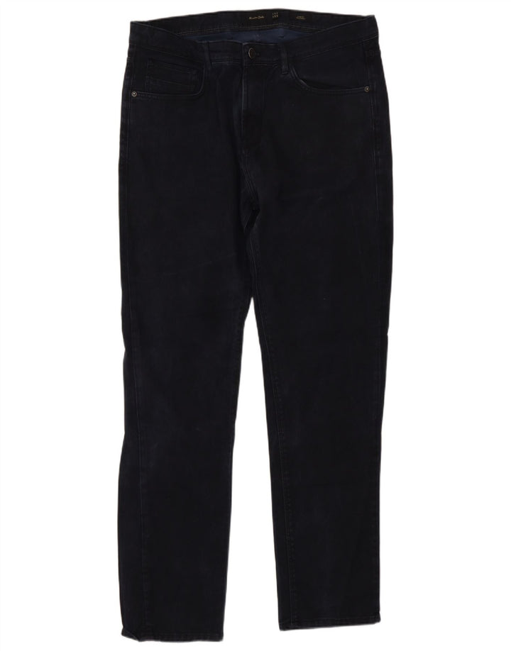 Massimo Dutti Herre Slim Jeans EU 44 Large W34 L30 Navy Blue