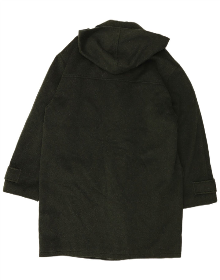 Vintage Herre Hooded Duffel Coat UK 40 Large Green