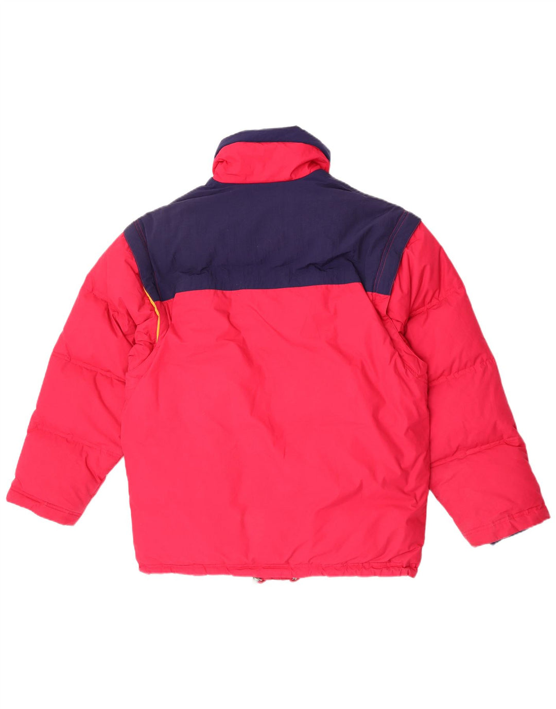 Diadora Herre Loose Fit polstret jakke UK 36 Small Red Colourblock Polyester