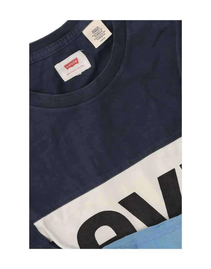 Levi's Herre grafisk T-shirt Top Lille flerfarvet Colourblock
