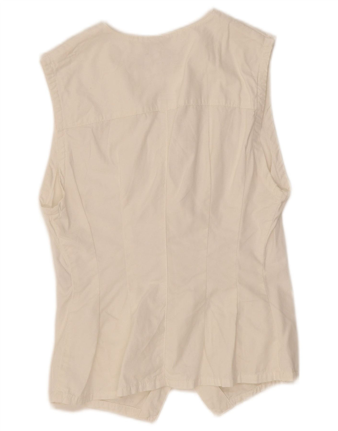 RENE LEZARD Damevest UK 12 Medium Hvid Bomuld