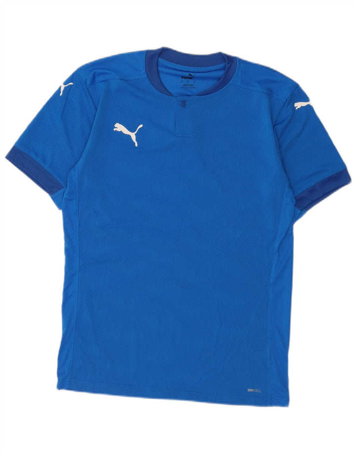 Puma Herre Grafisk T-Shirt Top Medium Blue