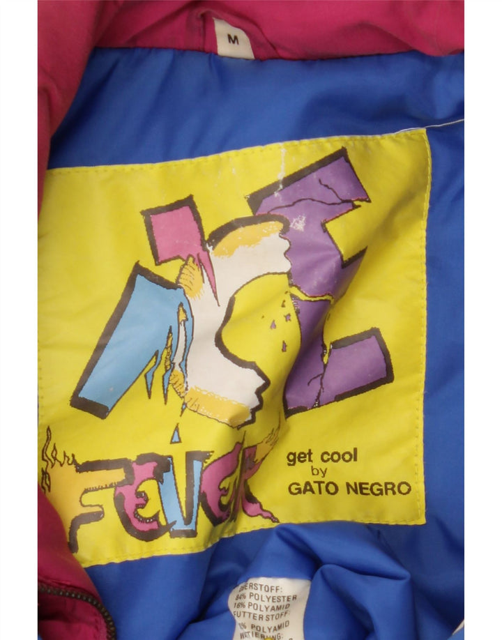 FEVER Herre Anorak Jacket UK 38 Medium Blue Colourblock Polyester