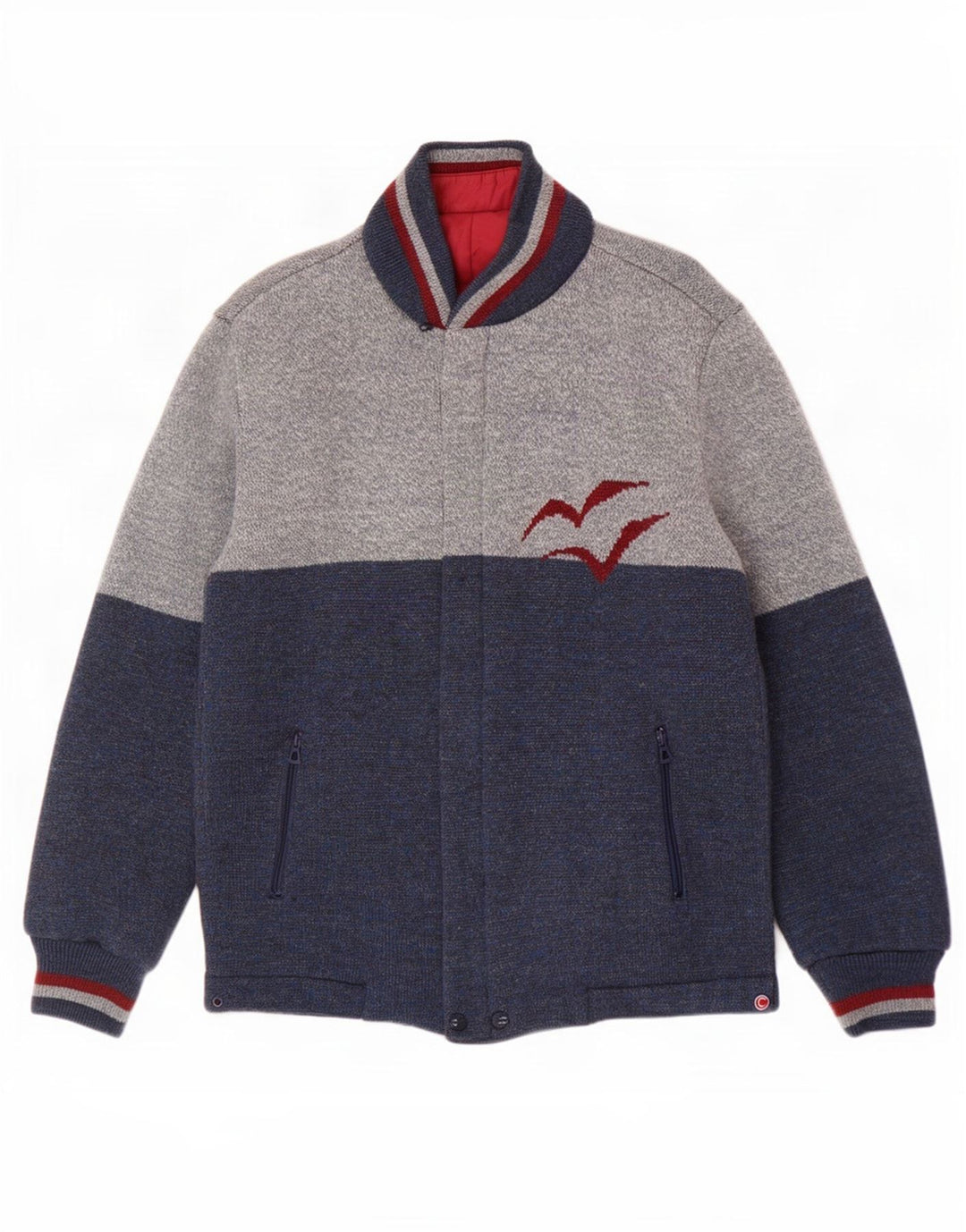 Colmar Herre grafisk vendbar jakke IT 52 XL Navy Blue Colourblock